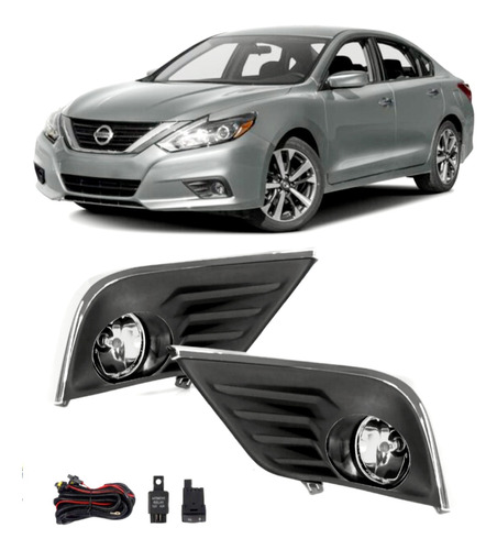 2016-2017-2018 Nissan Altima Kit Completo Faros Niebla Nuevo