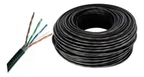 Comprar 50 Mts Cable Exterior Utp Cat5e Redes Camaras Intemperie 