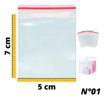 Comprar 1000 Sacos Zip Lock 5x7 Hermetíco Saquinho Zip Transparente