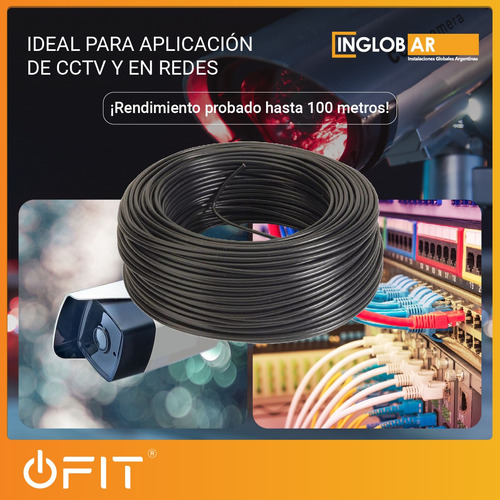 Bobina 305m Cable Utp Inglobar Cat 5e Interior Cobre