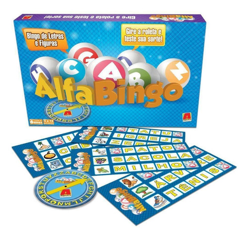 Alfabingo - Bingo De Letras E Figuras - Algazarra