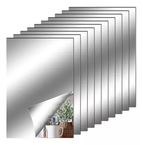 Pack X 5 Vinilo Decorativo Espejo Pared Adhesivo H