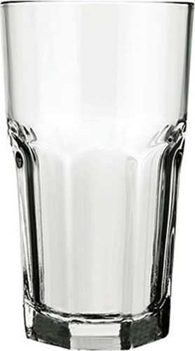 Juego 6 Vasos Vidrio Refresco 340ml Alto 14cm Bristol Nadir