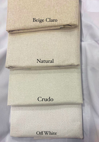 Cortinas Blackout Lino | 2 Paños 210x135 Off White