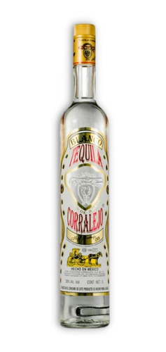 Corralejo Tequila Destilado Blanco 100% Agave 750ml México