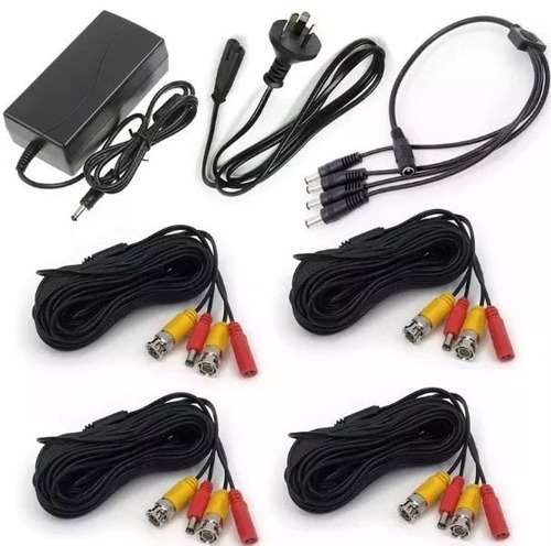 Imagen 6 de 10 de Kit 4 Cámaras Seguridad Cctv Dvr Int/ext + Disco Rigido 1tb