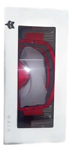 Goggles Lentes Fox Main Core Motocross Enduro Cuatri Rzr Lente Claro Armazón Rosa Talla Unitalla