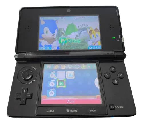 Console Nintendo 3ds Cosmo Black + Carregador | MercadoLivre