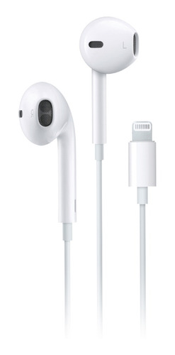 Auriculares Para iPhone De Ficha Única Con Manos Libres Blanco Con Microfono Intergado.