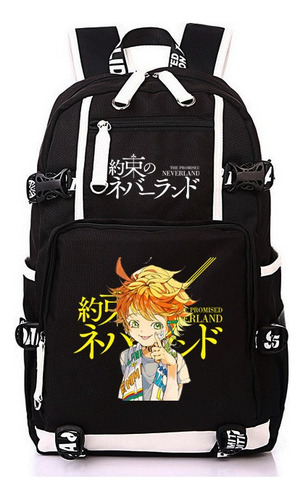 Mochila De Impresión Japonesa Anime The Prometida Neverland