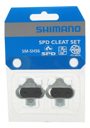 Calas ( Cleats) Para Pedales Spd (shimano Sm-sh56) Plateado