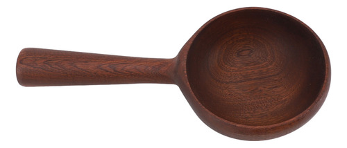 Cucharón De Madera Con Mango Corto Para Sopa, Intrincado