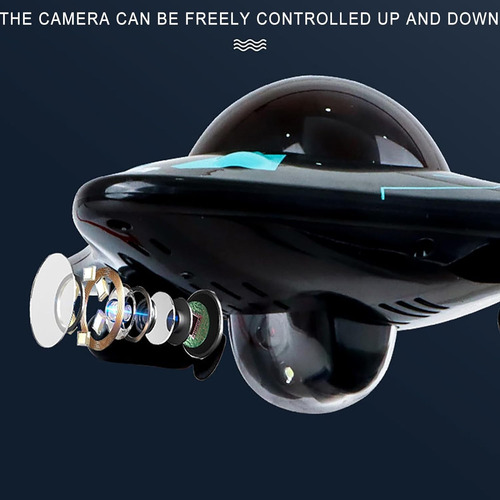 Submarino A Control Remoto Barco Inalámbrico Con Cámara Wifi