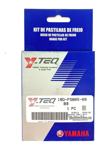 Pastilha Freio Original Fazer Factor 150 18df580509 