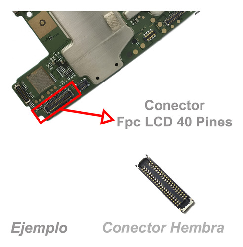 Conector Fpc Lcd Compatible Con Moto G60 40pin