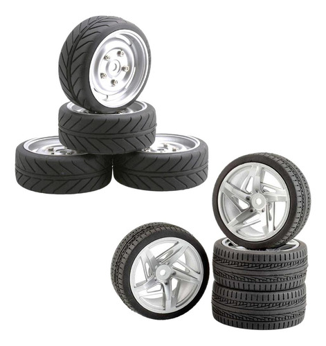 Llantas De Goma De 8pcs 75mm Para Wltoys 144001 124019