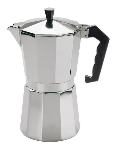 Cafetera Tipo Italiana Moka Aluminio 3 Pocillos Express Cafe