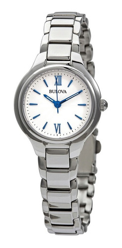 Reloj Bulova Para Mujer 96l215 Classic Plateado Original