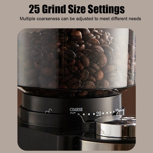 Molinillo Eléctrico Para Moler Café Negro Bean Conical