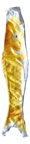 Conjunto De 3 Manga Japonesa Artificial Koi Dorado