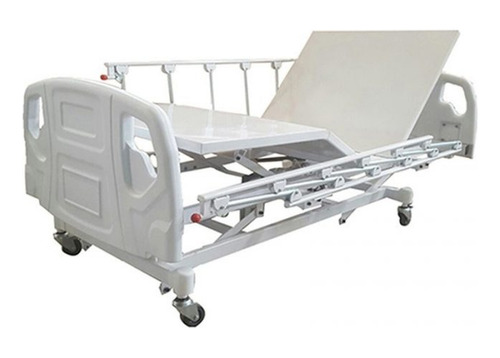 Cama Hospitalar Motorizada C/ Elevação Do Leito + Colchão