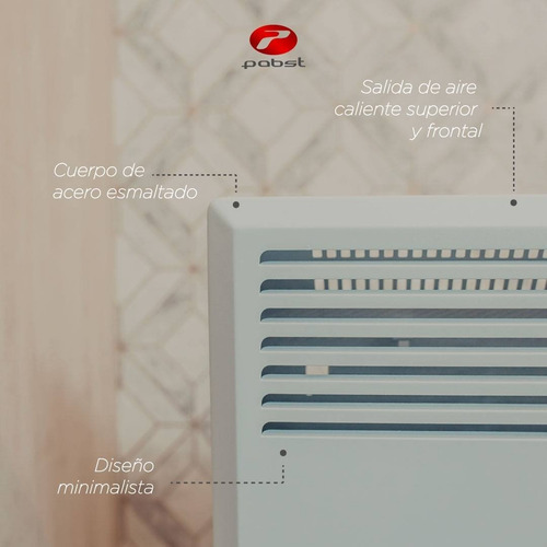 Imagen 5 de 7 de Calefactor Convector Eléctrico Modelo Raulí 750/750 Watts