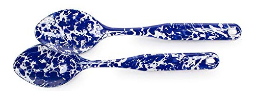 Golden Rabbit Enamelware - Cobalt Swirl Pattern - 1zpsj