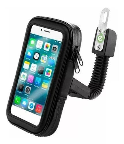 Soporte De Celular Moto Espejo Holder Estuche Impermeable - Luegopago