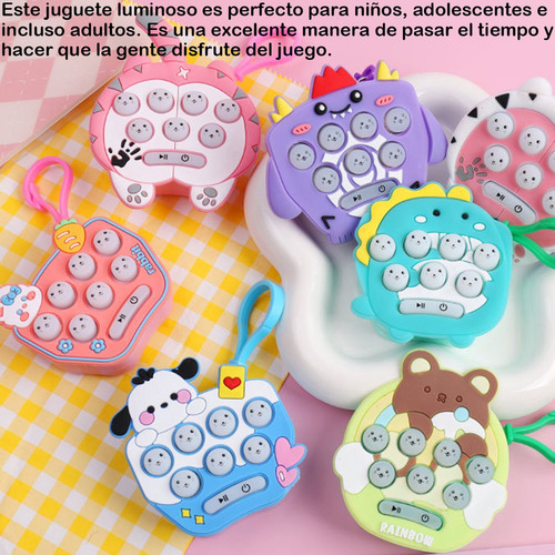 Juguetes Eléctricos Aleatorios Mini Pop It Quick Push De 10