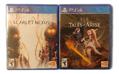 Pack Juegos Físicos Ps4 Scarlet Nexus + Tales Of Arise