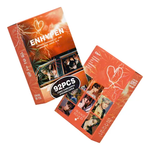 Kpopbp 92 Pcs Enhypen Orange Blood Novo Álbum De Cartões