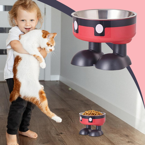 M Tazón Alto De Comida Para Gatos Tazón Elevado De Comida