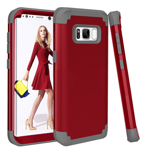 Funda Case Samsung S8/s8 Plus/s9/s9 Plus 360 Uso Rudo 3 En 1