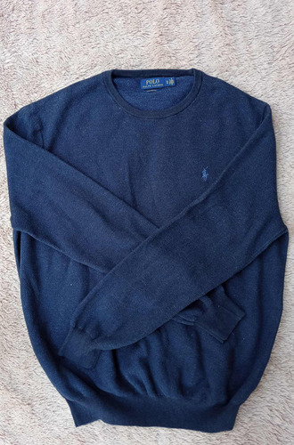 Suéter Polo Ralph Lauren Talla Xl Azul Marino Para Caballero