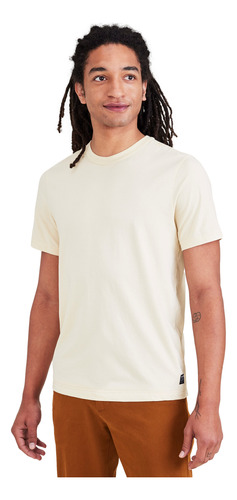 Polera Hombre Original Tee Slim Fit Blanca Dockers