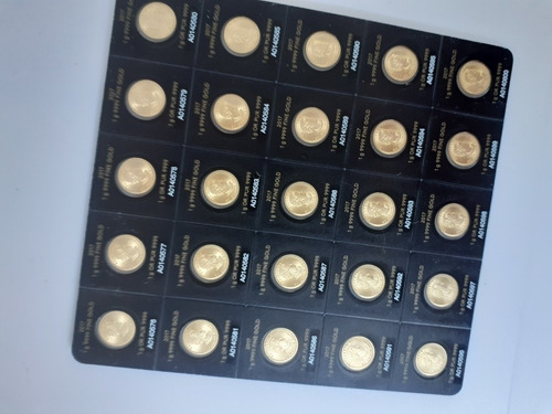 Imagen 11 de 12 de Moneda De Oro Puro 24k 1g Canadian Centenario Onza Plata
