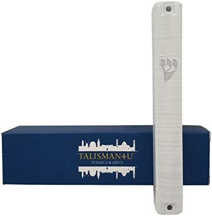 Imagen 5 de 5 de Waterproof Jewish Mezuzah Case With Scroll 3d Metal Painted