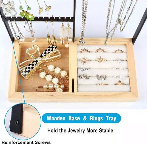 Organizador De Exhibición De Joyas Estéticas De 5 Niveles, N