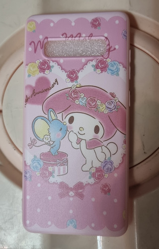 Case De Silicona My Melody Para Samsung Galaxy S10 Plus.