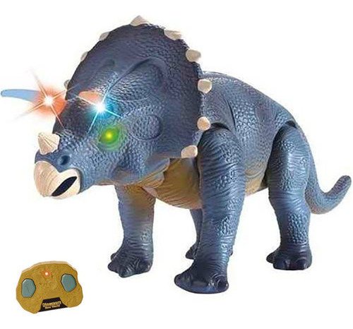 Triceratops Dinosaurio Control Remoto Luces Y Sonidos