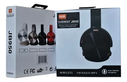 ぺっぱー 　no4 Fones De Ouvido Sem Fio Linha Jb950 Super Bass Headset