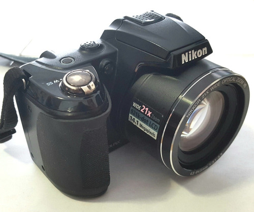 Camara Semiprofesional Nikon L120, 14.1 Mpx, 21x