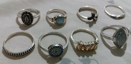 Anillos En Plata, Plata Y Oro, Acero. 