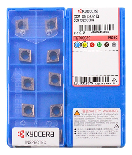 Inserto Giratorio Ccmt060204-hq Pr1125 100% Original, 10 Uni