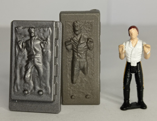 Han Solo + Carbonite Blocks 90s Star Wars Micro Machines