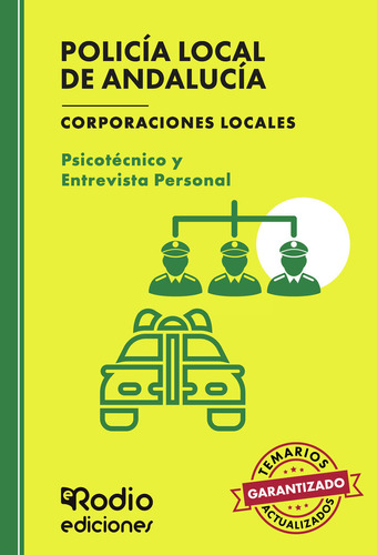 Libro Policia Local Andalucia Corporacion Local Psicotecn...