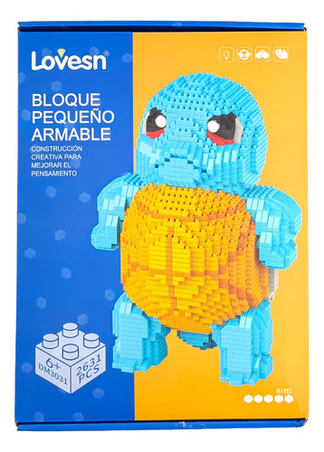 Figura Armable Squittle Bloques Armables Pokémon 20 Cm 2631
