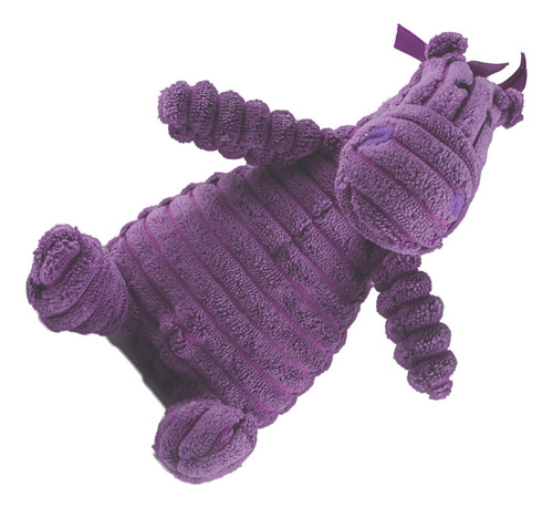 Juguete De Peluche Arrugado Morado Con Forma De Animal Que H