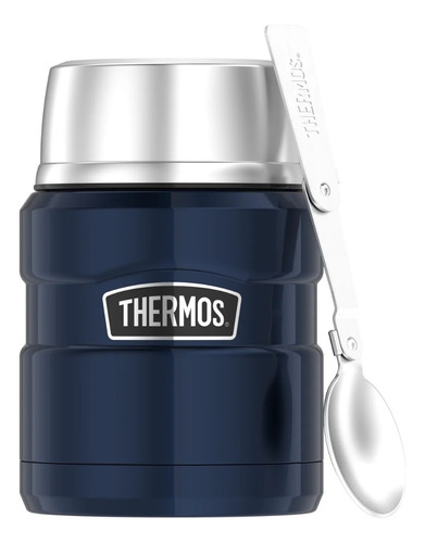 Termo Comida 470ml King Acero Inox Azul