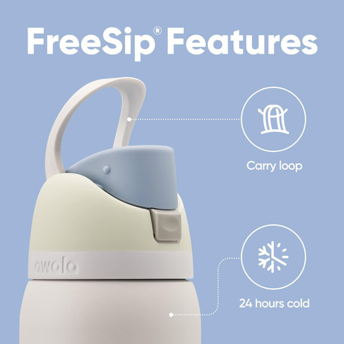 Owala Freesip Botella De Agua Aislada De Acero Inoxidable
